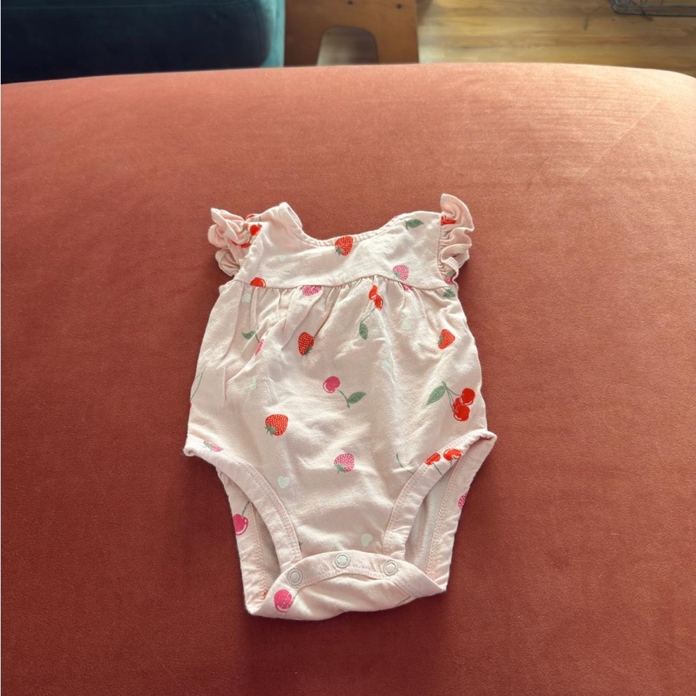 Carter's Pink Baby Outfit with Cherry Design